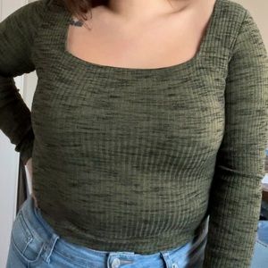 Green marbled bodysuit